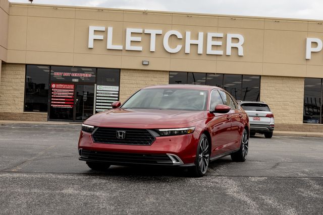 Red 2025 Honda Accord Hybrid Sedan Front-Wheel Drive Automatic