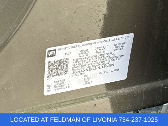 Used 2023 Chevrolet Equinox For Sale in Livonia, MI
