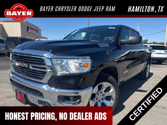 Diamond Black Crystal Pearlcoat 2021 RAM 1500 Pickup Truck Four-Wheel Drive 8-Speed Automatic
