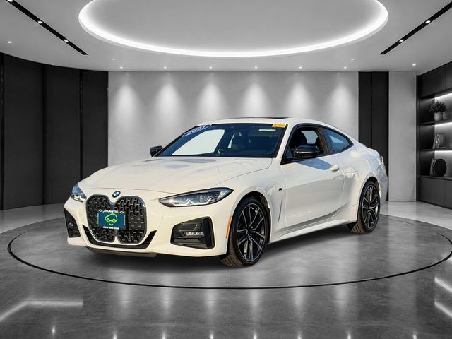 Alpine White 2021 BMW 4 Series Coupe All-Wheel Drive 8-Speed Automatic