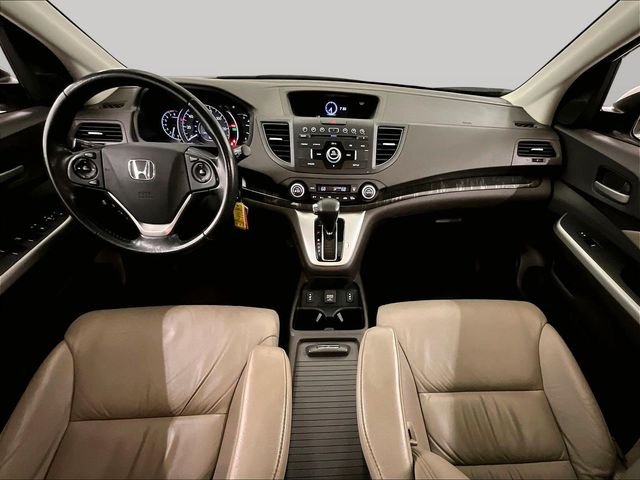 2014 Honda CR-V EX-L White at Phil Fitts Ford