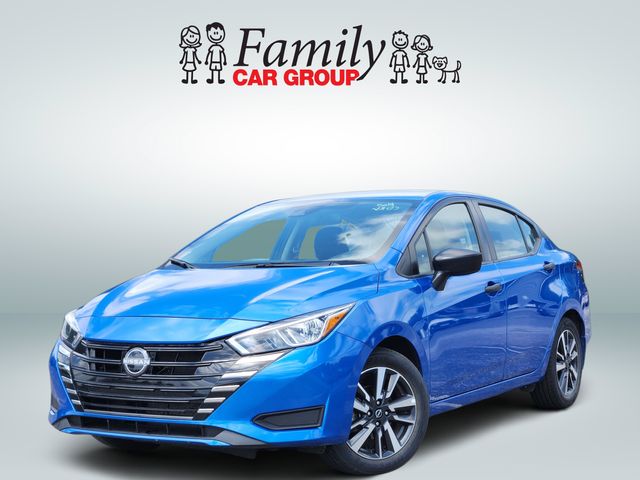 Electric Blue Metallic 2024 Nissan Versa Sedan Front-Wheel Drive Continuously Variable Transmission