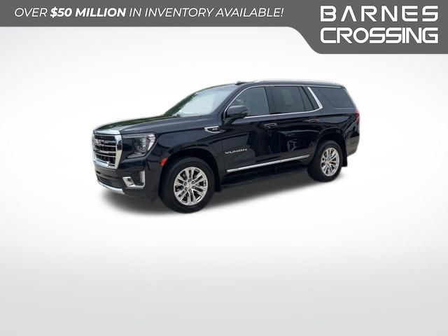Midnight Blue Metallic 2023 GMC Yukon SLT RWD SUV / Crossover 4X2 Automatic