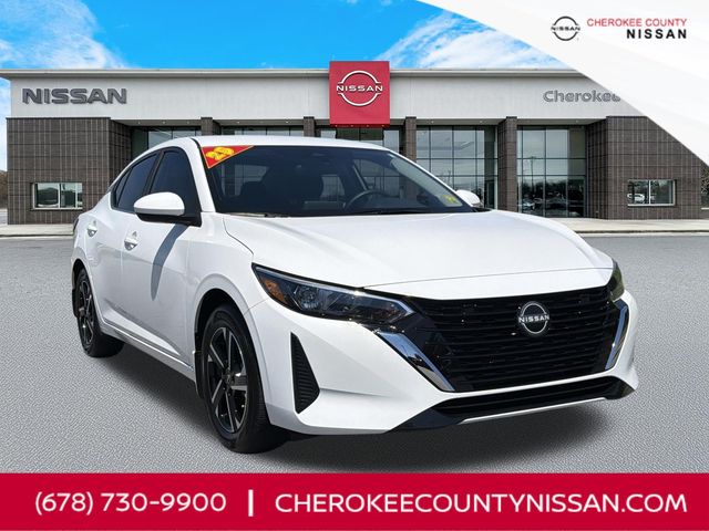 White (Fresh Powder) 2025 Nissan Sentra Sedan Front-Wheel Drive Continuously Variable Transmission