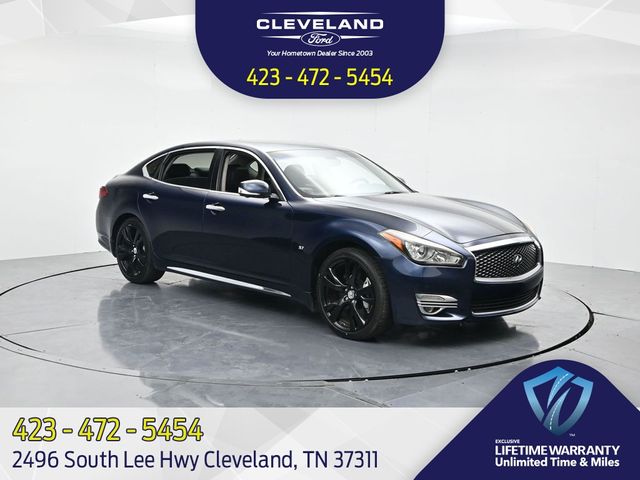 Hermosa Blue 2016 INFINITI Q70L 3.7 RWD Sedan Rear-Wheel Drive 7-Speed Automatic