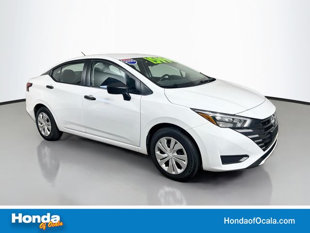White (Fresh Powder) 2025 Nissan Versa Sedan Front-Wheel Drive Continuously Variable Transmission