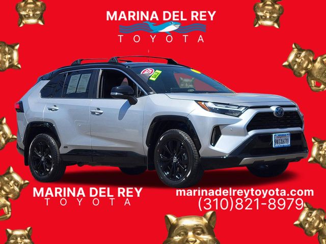 Midnight Black Metallic 2024 Toyota RAV4 Hybrid XSE AWD SUV / Crossover All-Wheel Drive Continuously Variable Transmission