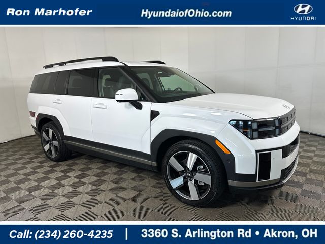 Serenity White 2025 Hyundai Santa Fe Hybrid SUV / Crossover All-Wheel Drive 6-Speed Automatic