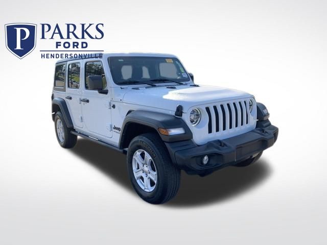 Bright White Clearcoat 2022 Jeep Wrangler SUV / Crossover Four-Wheel Drive 8-Speed Automatic
