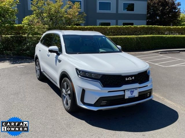 Snow White Pearl 2023 Kia Sorento Hybrid SUV / Crossover All-Wheel Drive 6-Speed Automatic