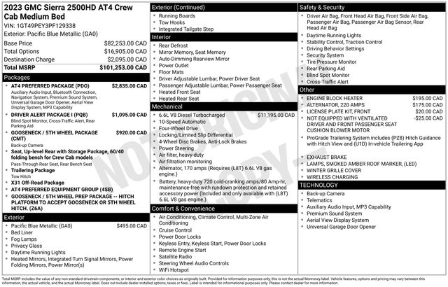 Used 2023 GMC Sierra 2500HD Truck
