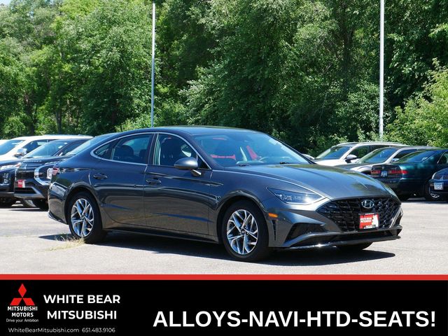 Portofino Gray 2023 Hyundai Sonata Sedan Front-Wheel Drive 8-Speed Automatic