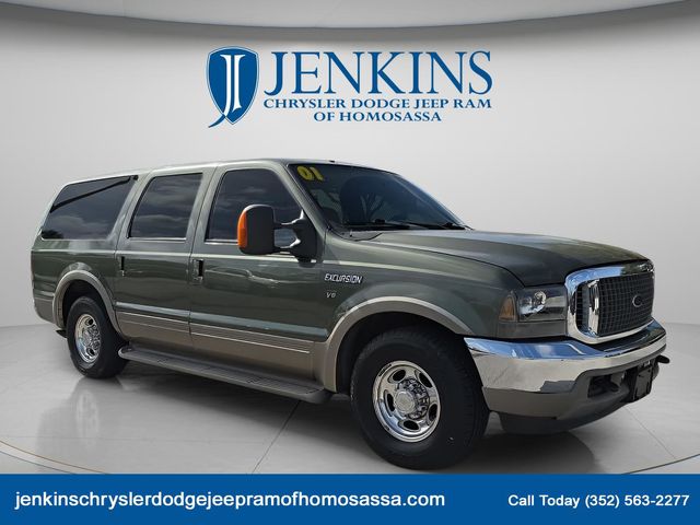 Dark Satin Green 2001 Ford Excursion Limited SUV / Crossover Rear-Wheel Drive 4-Speed Automatic Overdrive