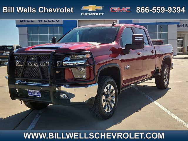Cherry Red Tintcoat 2022 Chevrolet Silverado 2500HD LT Crew Cab 4WD Pickup Truck Four-Wheel Drive Automatic