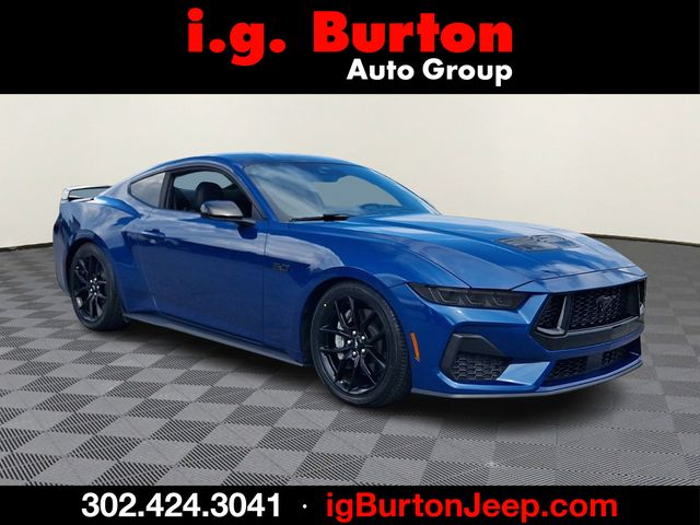 Blue Metallic 2024 Ford Mustang Coupe Rear-Wheel Drive Automatic