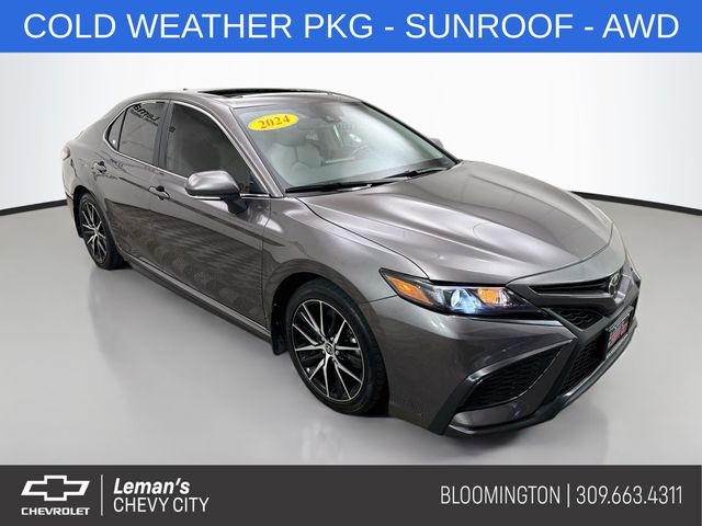 Predawn Gray Mica 2024 Toyota Camry Sedan All-Wheel Drive 8-Speed Automatic