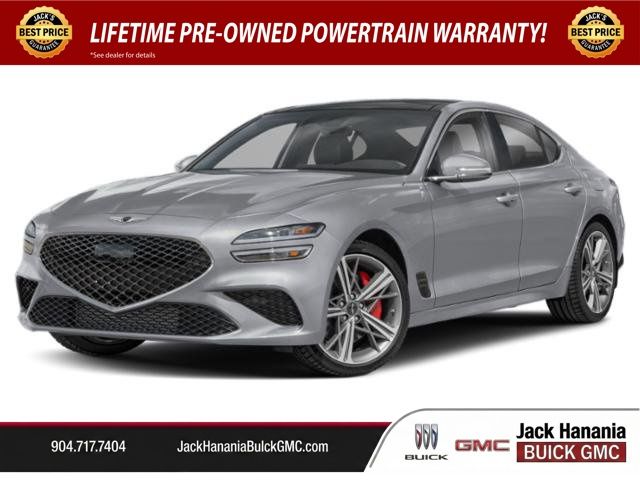 Tasman Blue 2025 Genesis G70 Sedan Rear-Wheel Drive 8-Speed Automatic