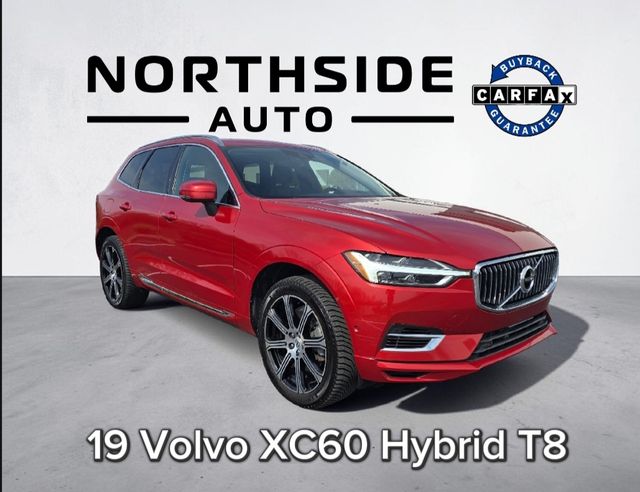 Fusion Red Metallic 2019 Volvo XC60 Hybrid Plug-in T8 Inscription eAWD SUV / Crossover All-Wheel Drive Automatic