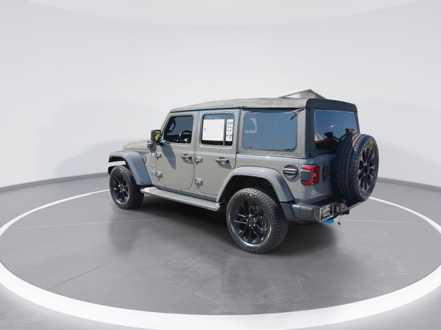 Used 2022 Gray Jeep Unlimited Sahara 4xe image 6