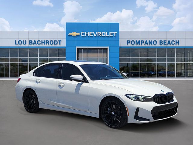 Alpine White 2023 BMW 3 Series Sedan Rear-Wheel Drive 8-Speed Automatic