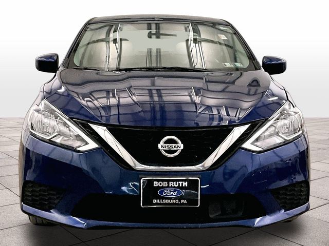 2019 Nissan Sentra SV Blue at Subaru and VW of Moon Township