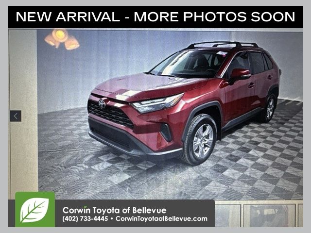 Red (Ruby Flare Pearl) 2025 Toyota RAV4 SUV / Crossover Front-Wheel Drive 8-Speed Automatic