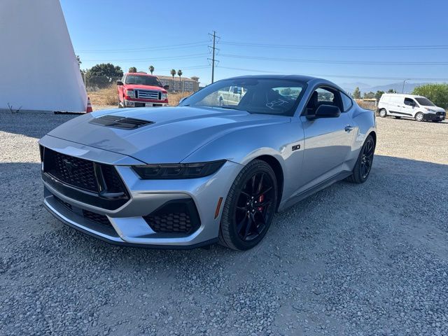 Silver Metallic 2025 Ford Mustang Coupe Rear-Wheel Drive 6-Speed Manual