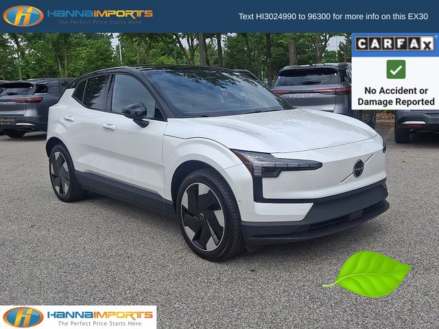 Crystal White 2025 Volvo EX30 SUV / Crossover All-Wheel Drive 1-Speed Automatic