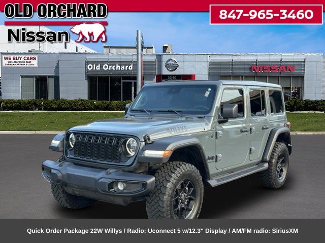 Anvil Clear Coat 2025 Jeep Wrangler SUV / Crossover Four-Wheel Drive 8-Speed Automatic