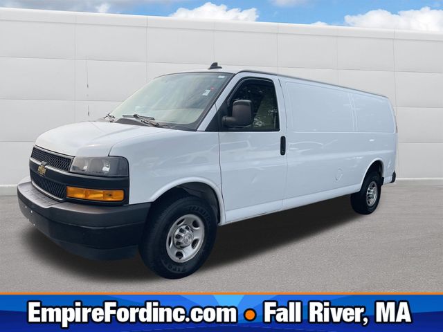 Summit White 2021 Chevrolet Express Cargo Van Rear-Wheel Drive 8-Speed Automatic Overdrive