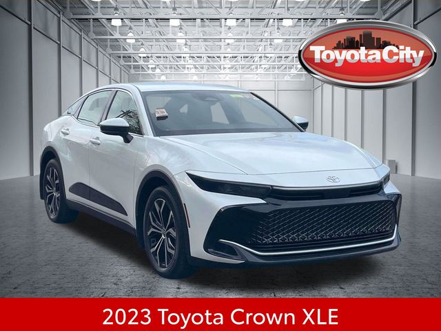 Oxygen White 2023 Toyota Crown Sedan All-Wheel Drive Continuously Variable Transmission
