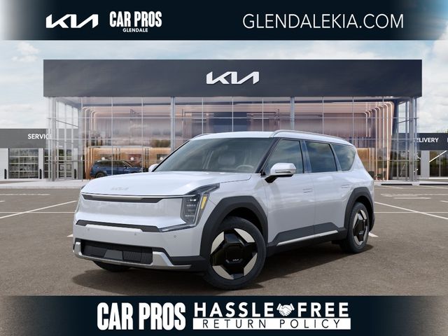 Glacial White Pearl 2026 Kia EV9 Wind AWD SUV / Crossover All-Wheel Drive 1-Speed Automatic