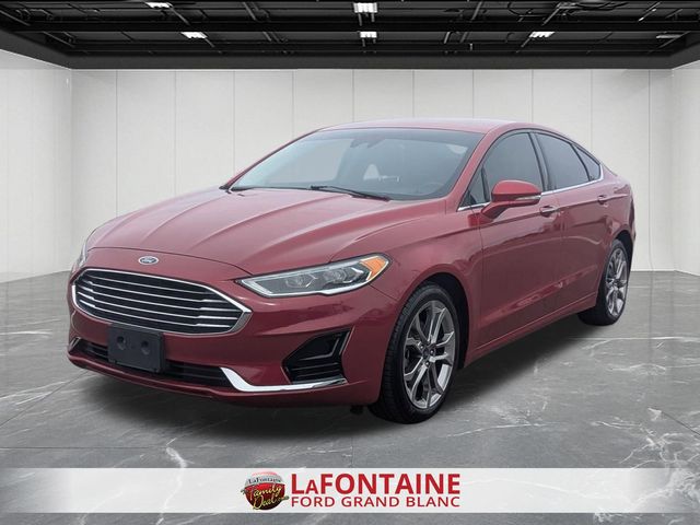 Red Metallic 2020 Ford Fusion SEL FWD Sedan Front-Wheel Drive 6-Speed Automatic