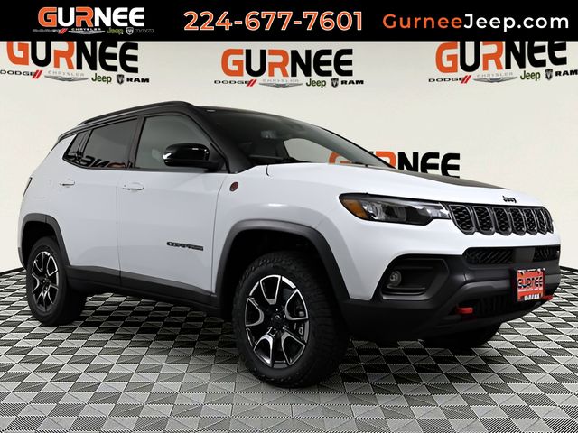 Bright White Clearcoat 2026 Jeep Compass SUV / Crossover Four-Wheel Drive 8-Speed Automatic