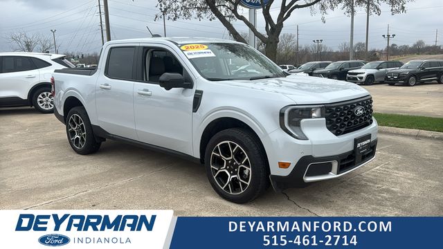White Metallic 2025 Ford Maverick Lariat SuperCrew AWD Pickup Truck All-Wheel Drive 8-Speed Automatic