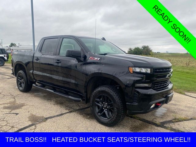 Black 2020 Chevrolet Silverado 1500 Pickup Truck Four-Wheel Drive Automatic