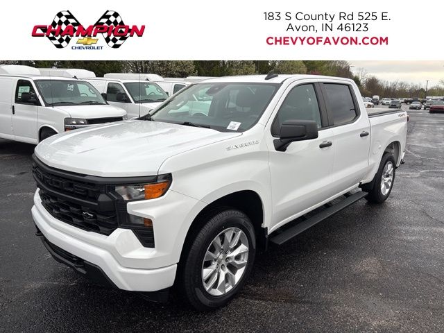 Summit White 2023 Chevrolet Silverado 1500 Pickup Truck Four-Wheel Drive 8-Speed Automatic