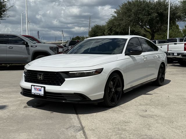 2024 Honda Accord Hybrid Sport-L White at DeMontrond Gulf Freeway