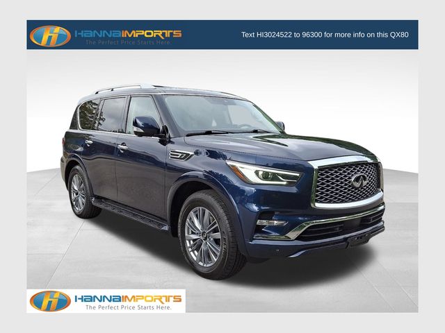 Hermosa Blue 2024 INFINITI QX80 SUV / Crossover All-Wheel Drive 7-Speed Automatic