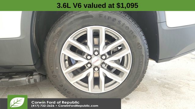 Summit White 2019 GMC Acadia SLE-2 FWD SUV / Crossover Front-Wheel Drive 6-Speed Automatic