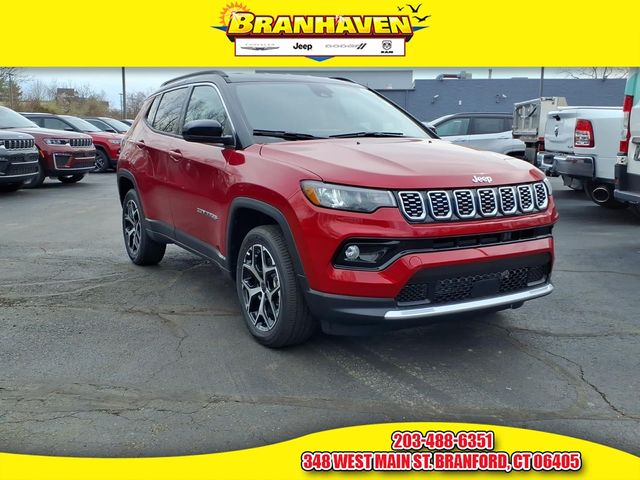 red hot pearlcoat 2026 Jeep Compass Limited 4WD SUV / Crossover Four-Wheel Drive 8-Speed Automatic