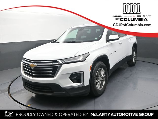 Summit White 2023 Chevrolet Traverse LT Cloth FWD SUV / Crossover Front-Wheel Drive 9-Speed Automatic
