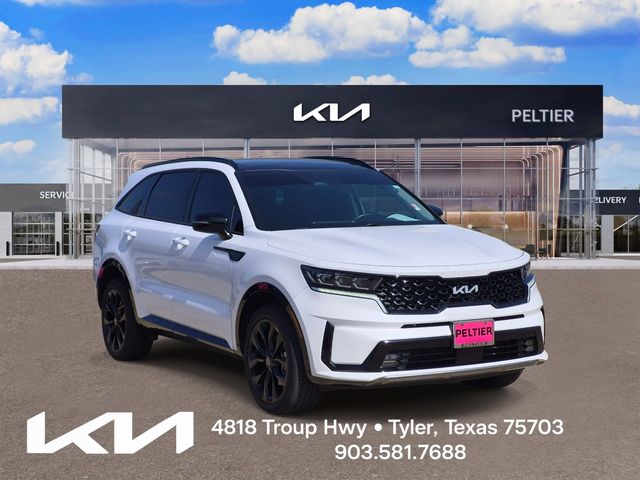 Glacial White Pearl 2023 Kia Sorento SUV / Crossover All-Wheel Drive 8-Speed Dual Clutch