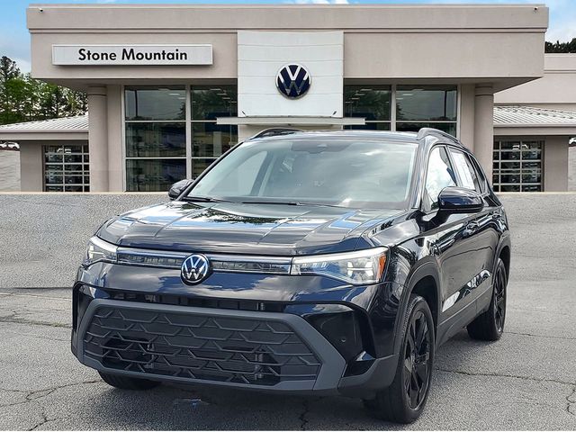 Deep Black Pearl 2025 Volkswagen Taos SUV / Crossover Front-Wheel Drive 8-Speed Automatic