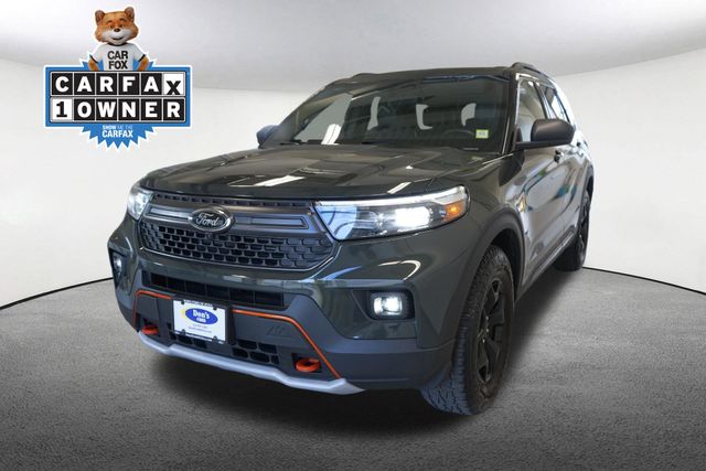 Green Metallic 2024 Ford Explorer SUV / Crossover All-Wheel Drive Automatic