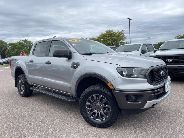Silver Metallic 2020 Ford Ranger Pickup Truck Four-Wheel Drive Automatic