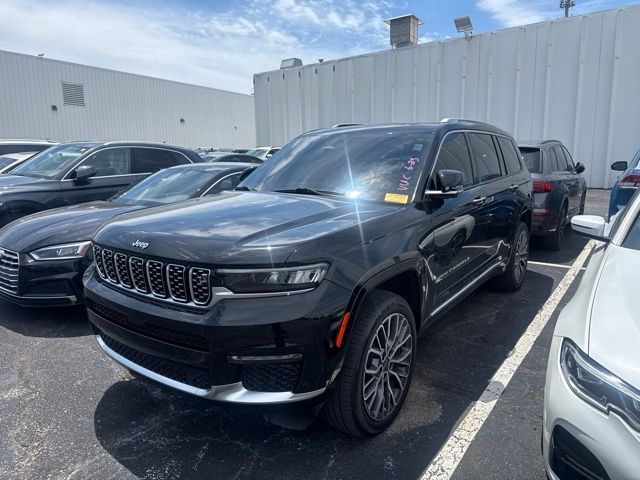Diamond Black Crystal Pearlcoat 2021 Jeep Grand Cherokee L SUV / Crossover Four-Wheel Drive 8-Speed Automatic