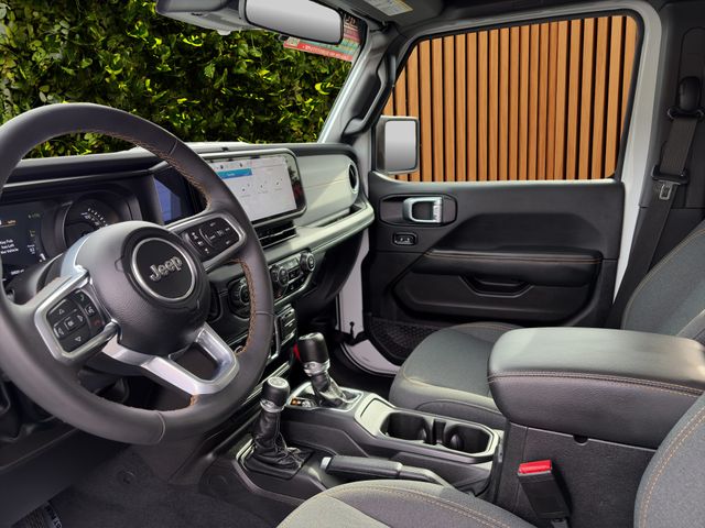 2024 JEEP WRANGLER SAHARA 4XE • 4X4 • PLUG-IN HYBRID CLEAN CARFAX • 1 OWNER BODY COLOR HARD TOP • ADAPTIVE CRUISE • APPLE CARPLAY • REMOTE START Thumbnail