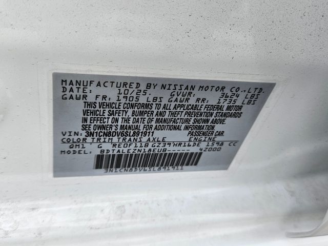 New 2025 White Nissan 1.6 S image 17