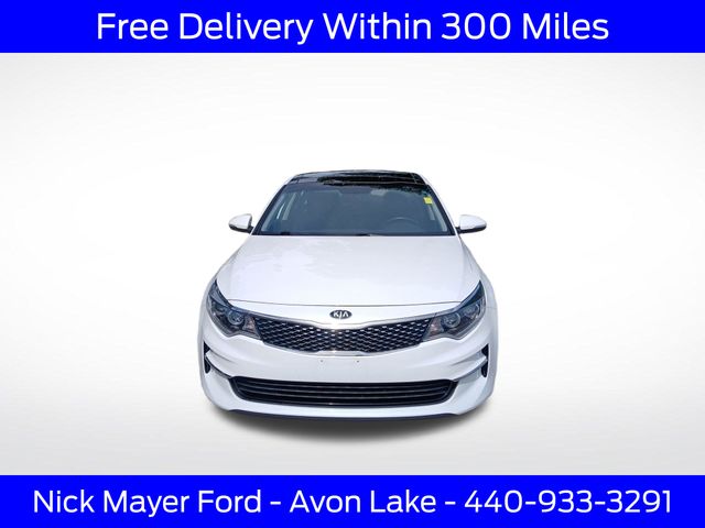 Snow White Pearl 2017 Kia Optima Sedan Front-Wheel Drive 6-Speed Automatic